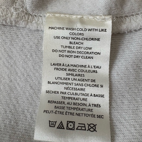 Free People Willow Tunic Polo M Oversized Dolman Sleeve Button Pocket Top White - Picture 11 of 13